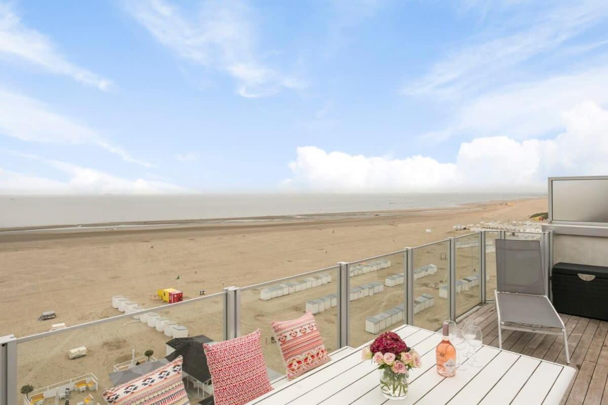 Modern Penthouse With Stunning Sea-View, Sauna And 2 Large Terraces! Apartment Knokke-Heist Exterior photo