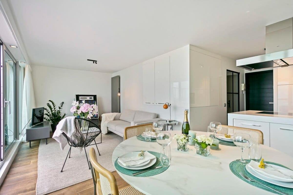Modern Penthouse With Stunning Sea-View, Sauna And 2 Large Terraces! Apartment Knokke-Heist Exterior photo