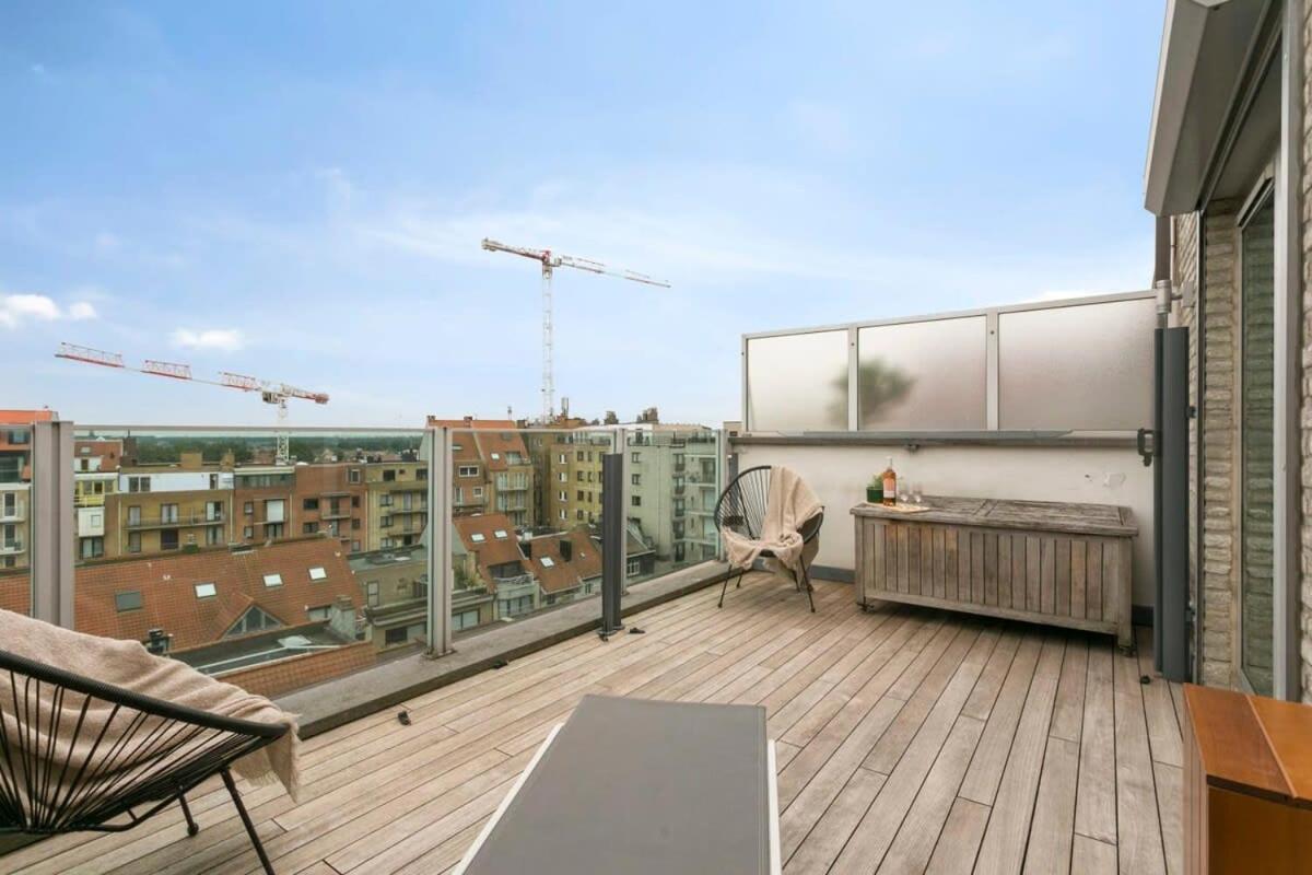Modern Penthouse With Stunning Sea-View, Sauna And 2 Large Terraces! Apartment Knokke-Heist Exterior photo