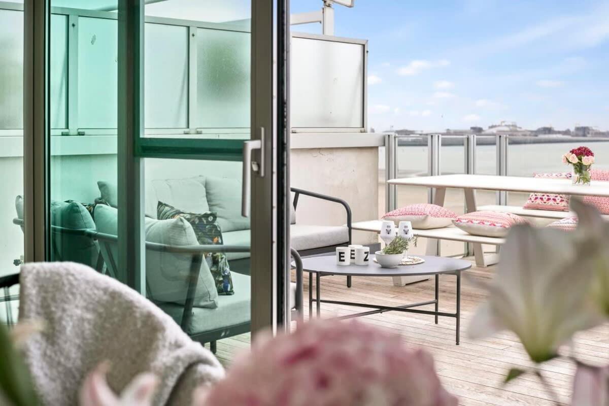 Modern Penthouse With Stunning Sea-View, Sauna And 2 Large Terraces! Apartment Knokke-Heist Exterior photo