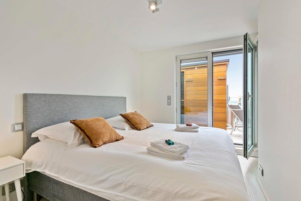 Modern Penthouse With Stunning Sea-View, Sauna And 2 Large Terraces! Apartment Knokke-Heist Exterior photo